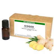 Ingefära Ekologisk Eterisk Olja 10ml - Utan Etikett