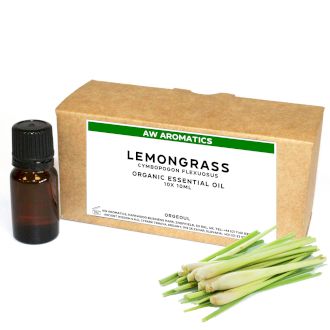 Citrongräs Ekologisk Eterisk Olja 10ml - Utan Etikett
