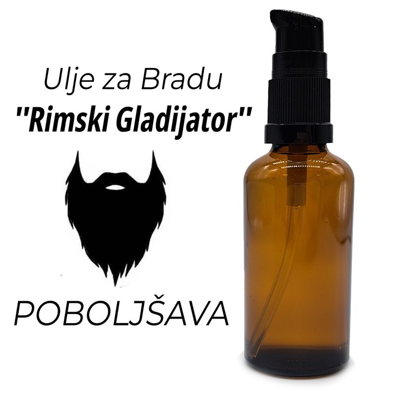 50ml Skäggoljor - Romersk Gladiator - Utan Etikett
