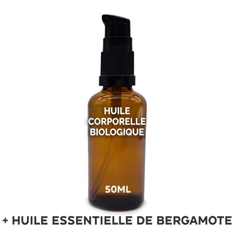 Ekologisk Kroppsolja 50ml - Bergamott - Utan Etikett