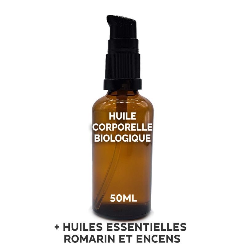 Ekologisk Kroppsolja 50ml - Rosmarin & Rökelse - Utan Etikett