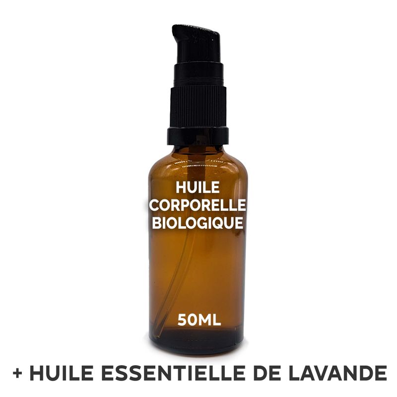 Ekologisk Kroppsolja 50ml - Lavendel - Utan Etikett