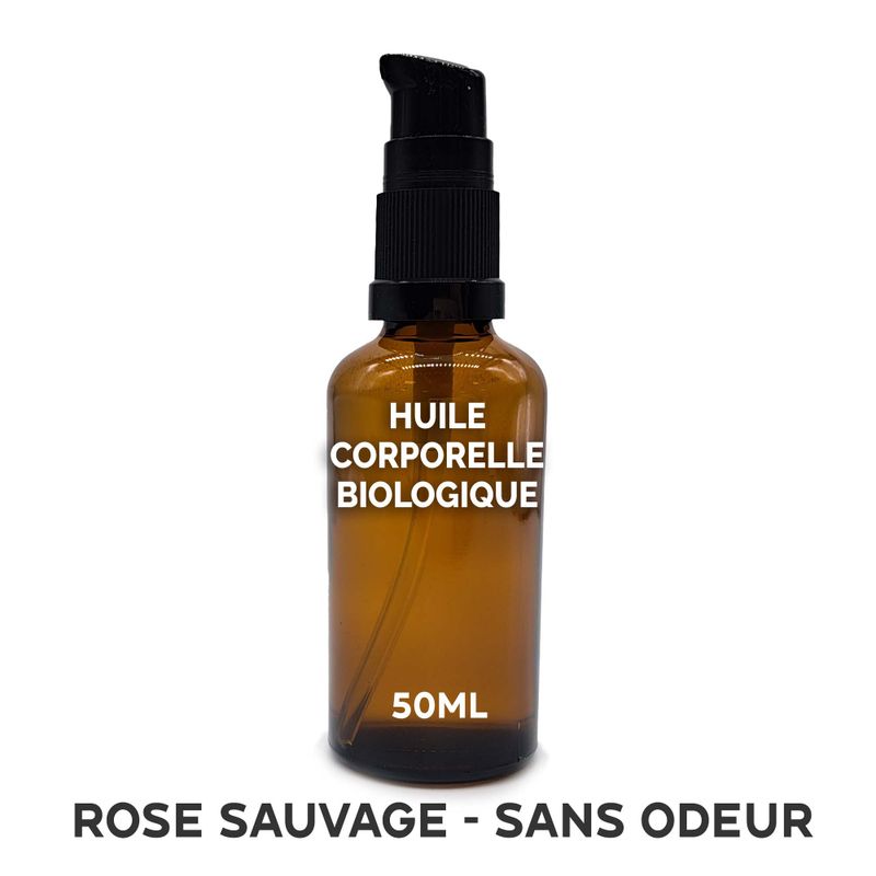 Ekologisk Kroppsolja 50ml - Nypon (Oparfymerad) - Utan Etikett