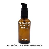 Ekologisk Kroppsolja 50ml - Morot & Apelsin - Utan Etikett