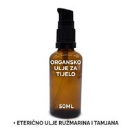 Ekologisk Kroppsolja 50ml - Rosmarin & Rökelse - Utan Etikett
