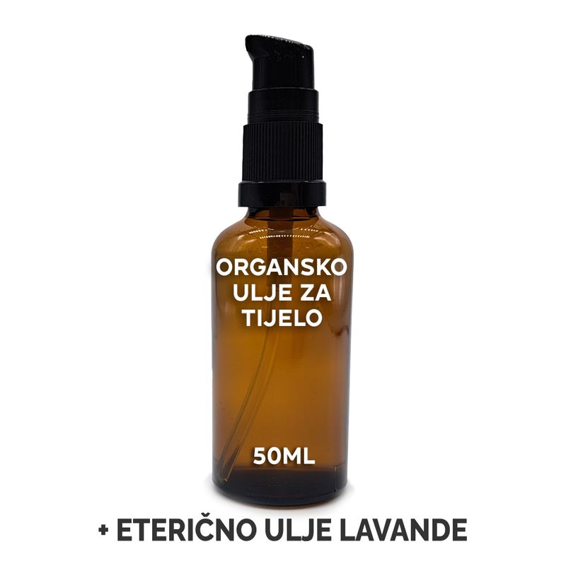 Ekologisk Kroppsolja 50ml - Lavendel - Utan Etikett