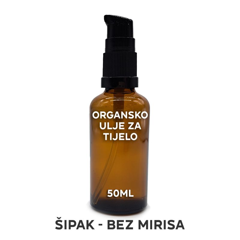 Ekologisk Kroppsolja 50ml - Nypon (Oparfymerad) - Utan Etikett