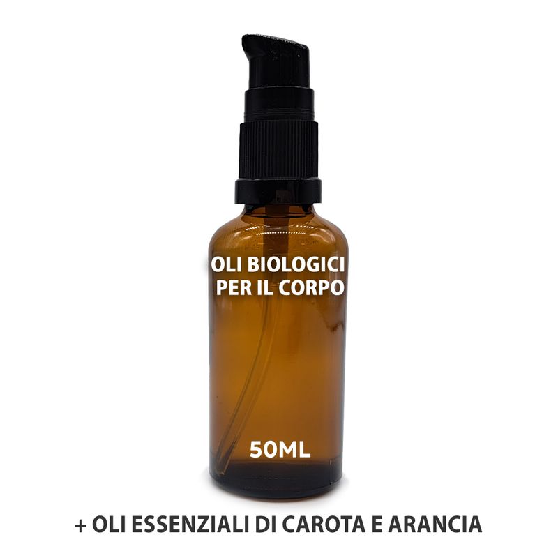 Ekologisk Kroppsolja 50ml - Morot & Apelsin - Utan Etikett