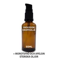 Ekologisk Kroppsolja 50ml - Morot & Apelsin - Utan Etikett
