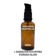 Ekologisk Kroppsolja 50ml - Sandelträ & Myrra - Utan Etikett