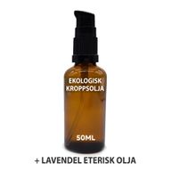 Ekologisk Kroppsolja 50ml - Lavendel - Utan Etikett