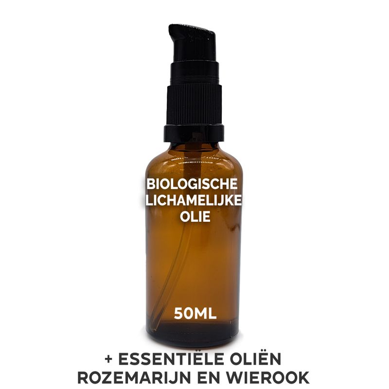 Ekologisk Kroppsolja 50ml - Rosmarin & Rökelse - Utan Etikett