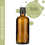 Välmående Massageolja - 100ml - Utan Etikett
