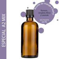 Speciell A2-Blandning Massageolja - 100ml - Utan Etikett