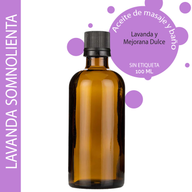Sömnig Lavendel Massageolja- 100ml - Utan Etikett
