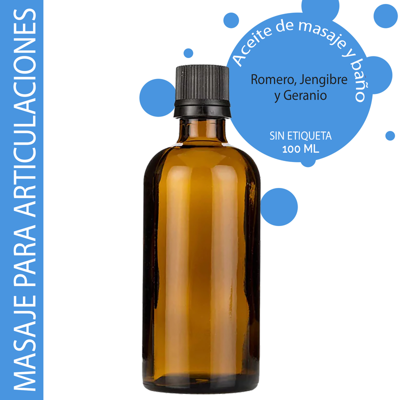 Ledavslappning Massageolja - 100ml - Utan Etikett