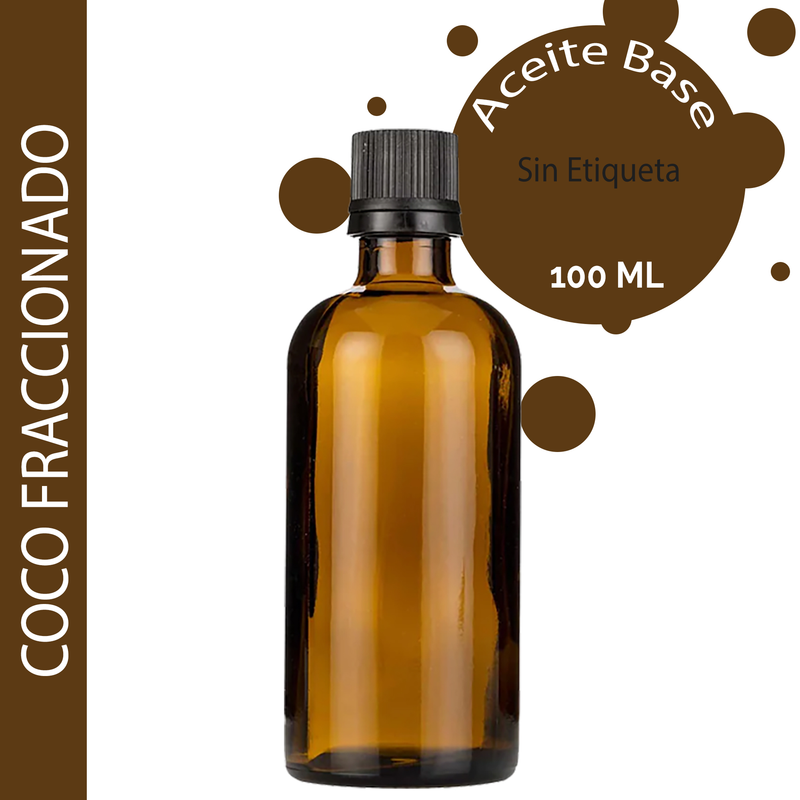 Fraktionerad Kokosnöt Basolja 100ml - Utan Etikett