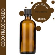 Fraktionerad Kokosnöt Basolja 100ml - Utan Etikett