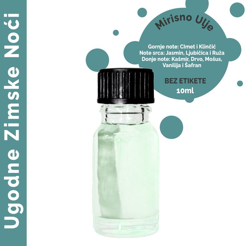 Mysiga Vinterkvällar Doftolja 10ml - Utan Etikett