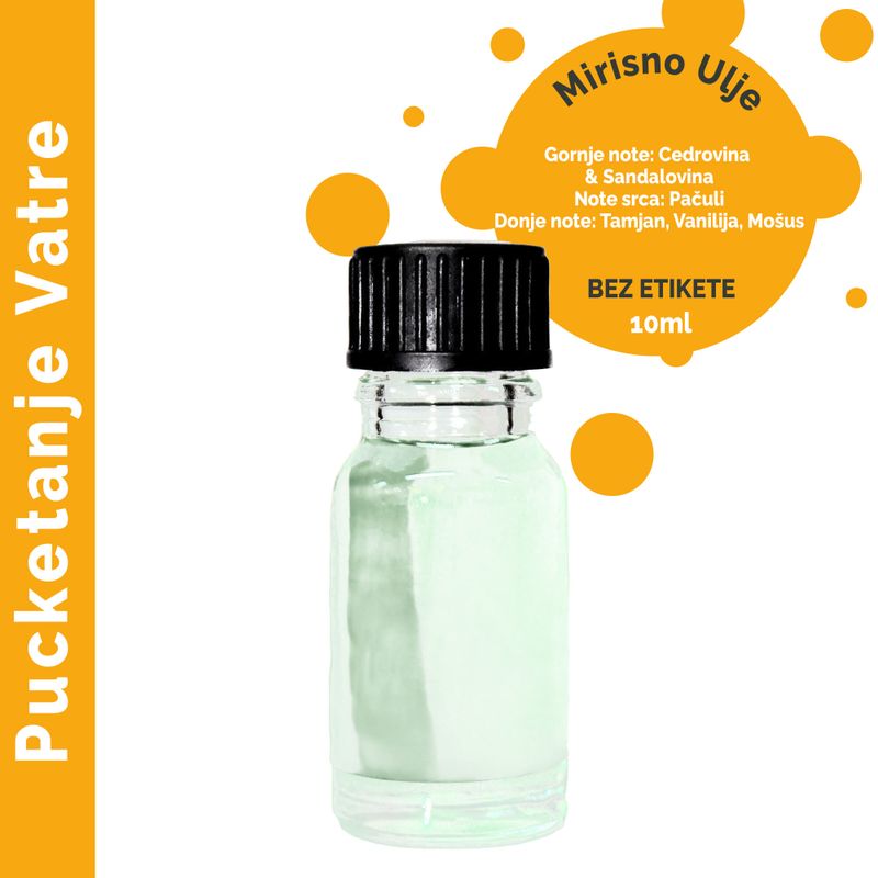 Sprakande Brasa Doftolja 10ml - Utan Etikett