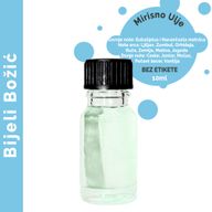 Vit Jul Doftolja 10ml - Utan Etikett