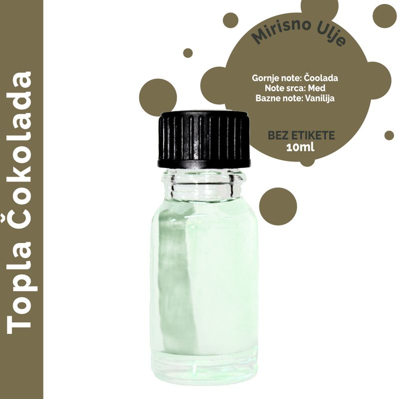 Varm Choklad Doftolja 10ml - Utan Etikett