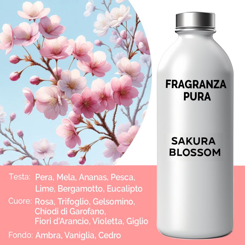 Blommande Sakura Ren Doftolja - 500ml