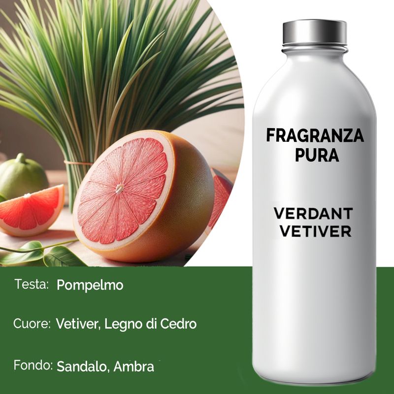 Grönskande Vetiver Ren Doftolja - 500ml