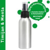100ml Rumsspray med Eteriska Oljor - Timjan & Mynta - Utan Etikett