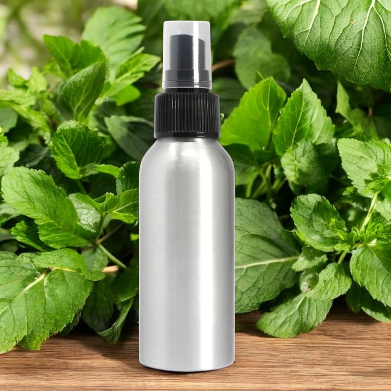 100ml Rumsspray med Eteriska Oljor - Timjan & Mynta - Utan Etikett