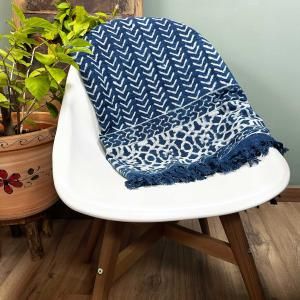 Handgjorda Indigo-Plädar - AWGifts Sverige - Leverantör av Present- och Aromaterapiartiklar