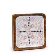 Stor Fyrkantig Smyckesbricka 15x15x2.5cm - Hop Hare