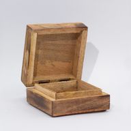 Medelstor Fyrkantig Ask 13.5x13.5x6cm - Hop Hare