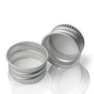 Lock för glaspipettflaska - Aluminium Silver