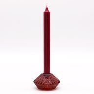 Blomformad Vändbar Ljushållare till Middagsljus / Värmeljus - Vampyrröd