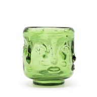 Ljushållare med Buddha-ansikten - Trädgårdsjade