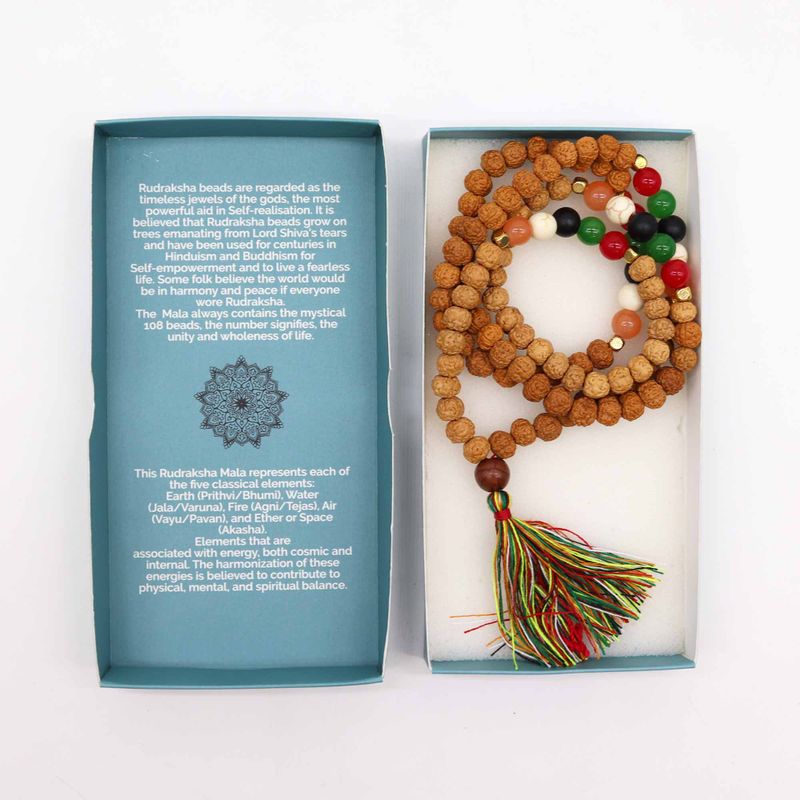 Bali Mala Halsband - Fem Element Talang
