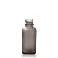 10ml Flaska i Grå Frostat Glas - Utan Lock