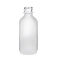 50ml Flaska i Vitt Frostat Glas - Utan Lock