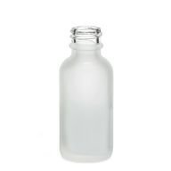 30ml Flaska i Vitt Frostat Glas - Utan Lock