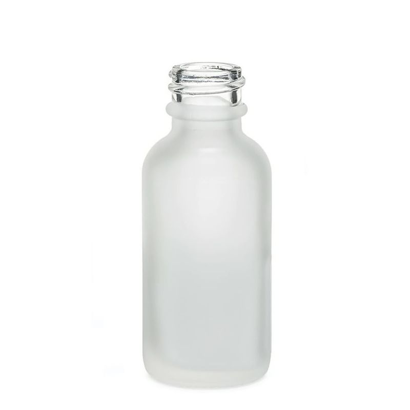 30ml Flaska i Vitt Frostat Glas - Utan Lock