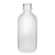 100ml Flaska i Vitt Frostat Glas - Utan Lock