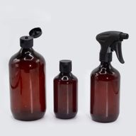 250ml Bärnstensfärgad Boston-flaska - Utan Lock