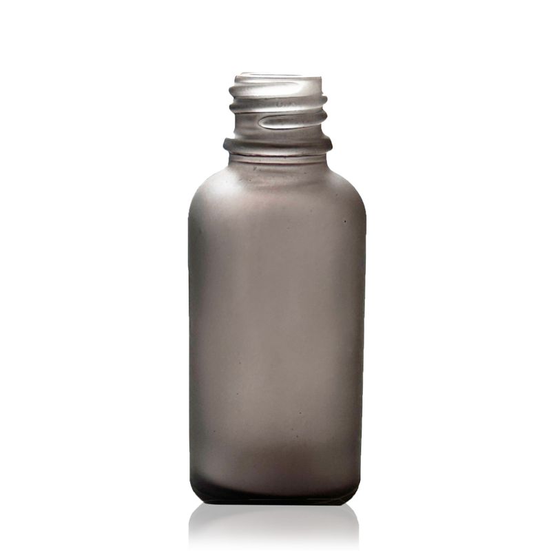 50ml Flaska i Grå Frostat Glas - Utan Lock