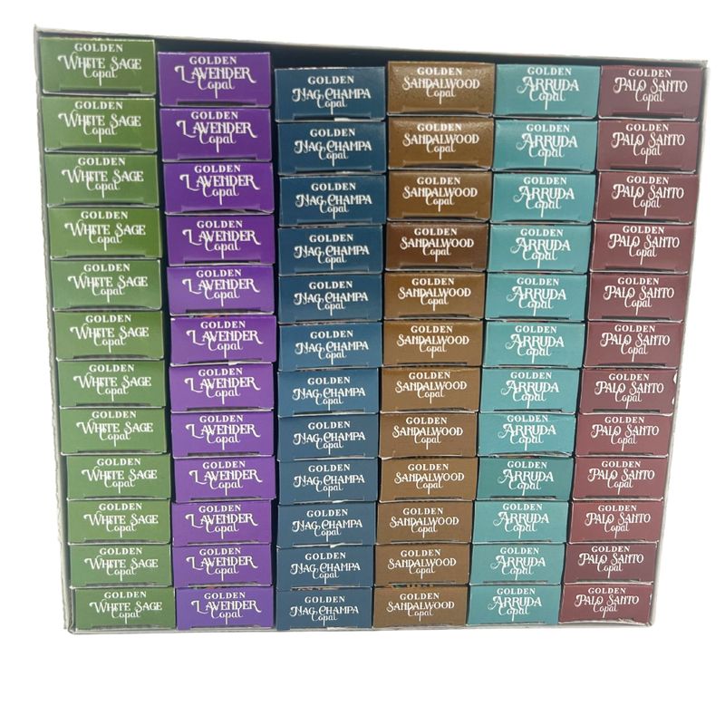 15g Golden Ancient Rökelsepinnar - Displayset