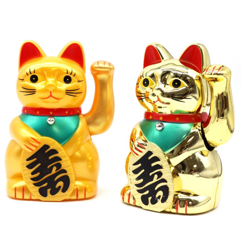 Gyllene Lycklig Katt - 15cm