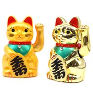 Gyllene Lycklig Katt - 15cm