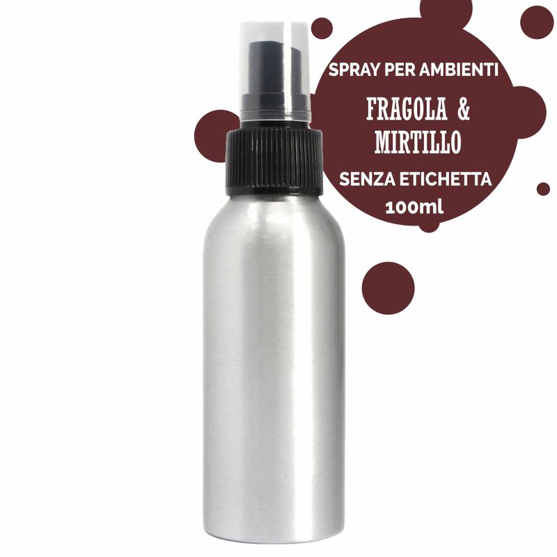100ml Rumsspray - Vita Jordgubbar & Björnbär - Utan Etikett