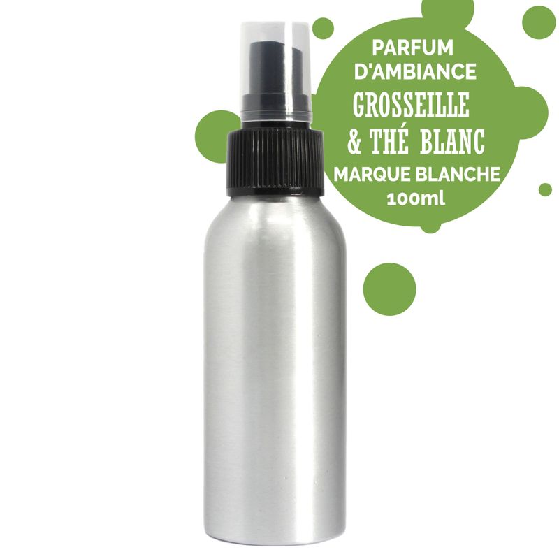 100ml Rumsspray - Krusbär & Vitt Te - Utan Etikett
