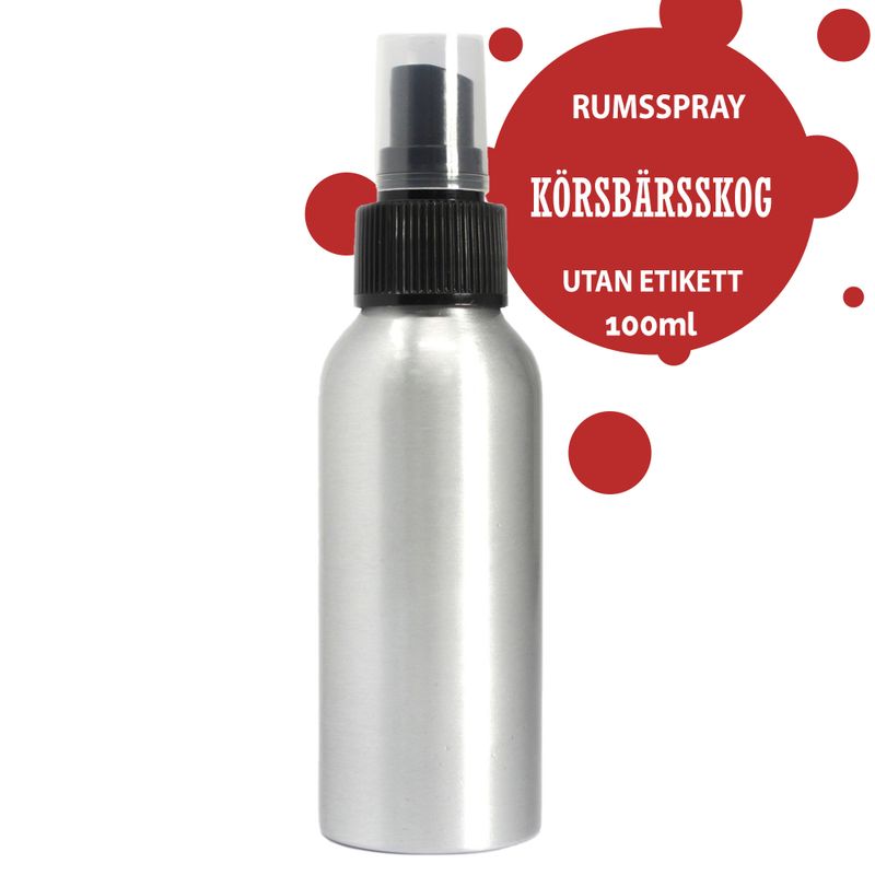 100ml Rumsspray - Körsbärsskog - Utan Etikett